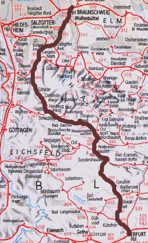 Erfurt - Braunschweig